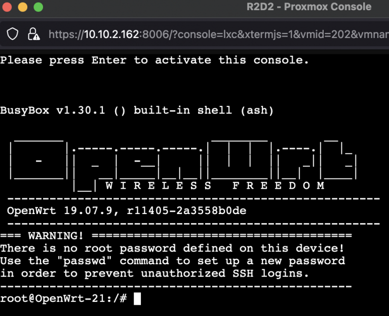 Installing OpenWRT In Proxmox LXC – Virtualize Everything