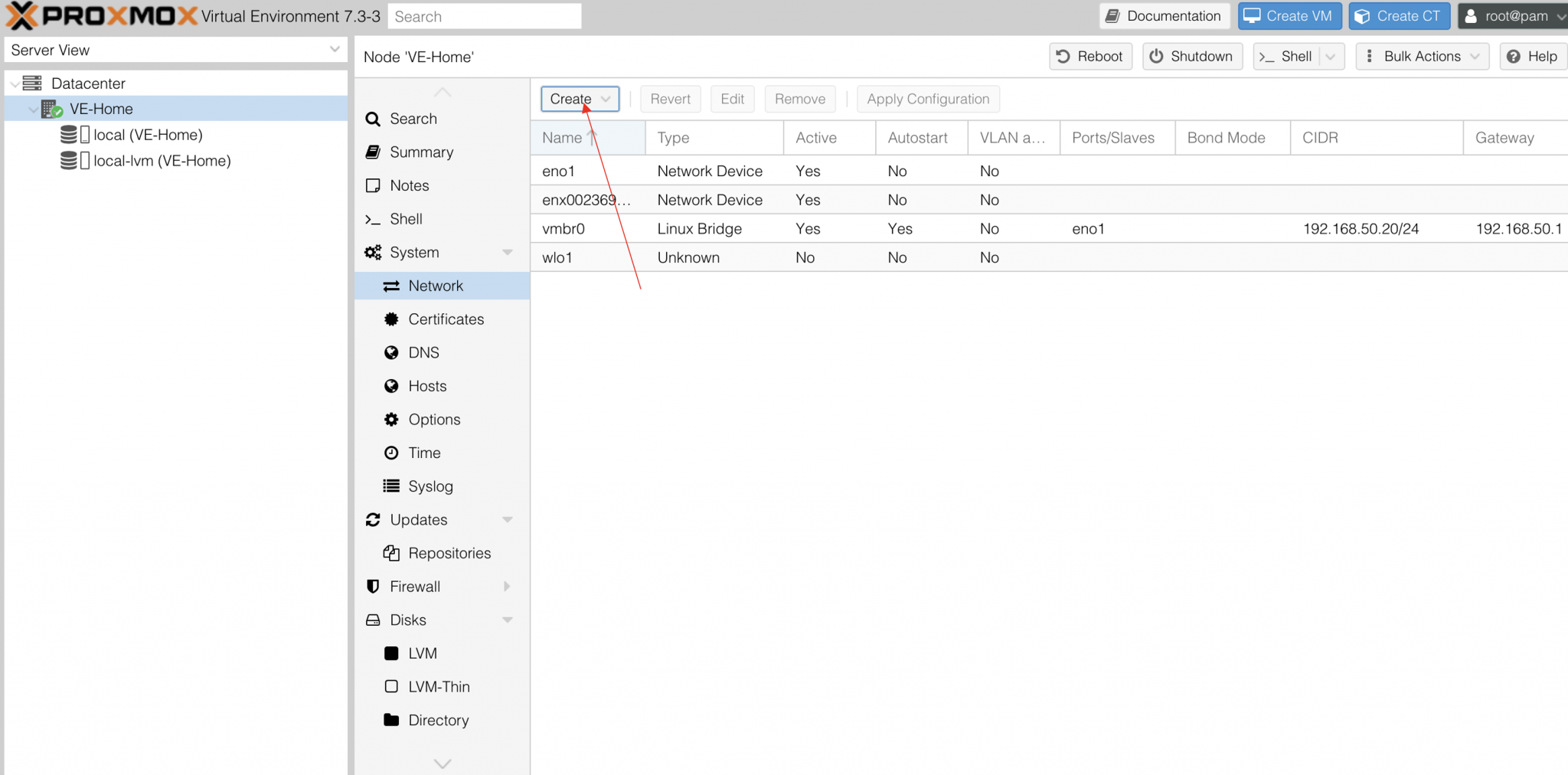 Adding A USB Ethernet port to your Proxmox Server using Web Interface ...