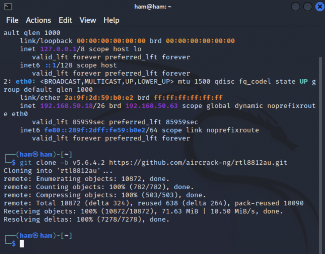 How to install Drivers for Alfa Networks AWUS036ACH in Kali Linux
